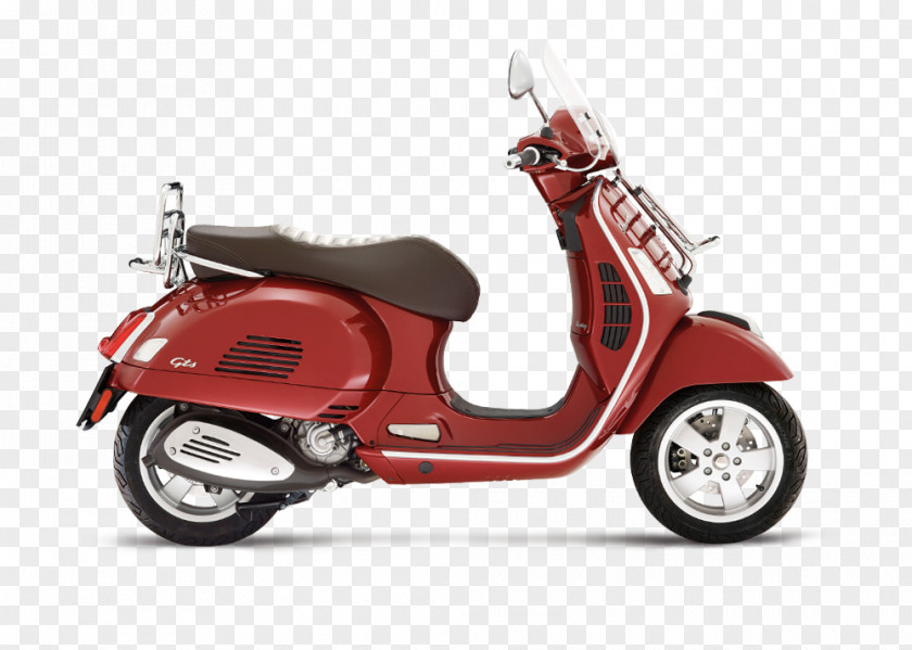 Scooter Piaggio Vespa GTS 300 Super Touring Motorcycle PNG