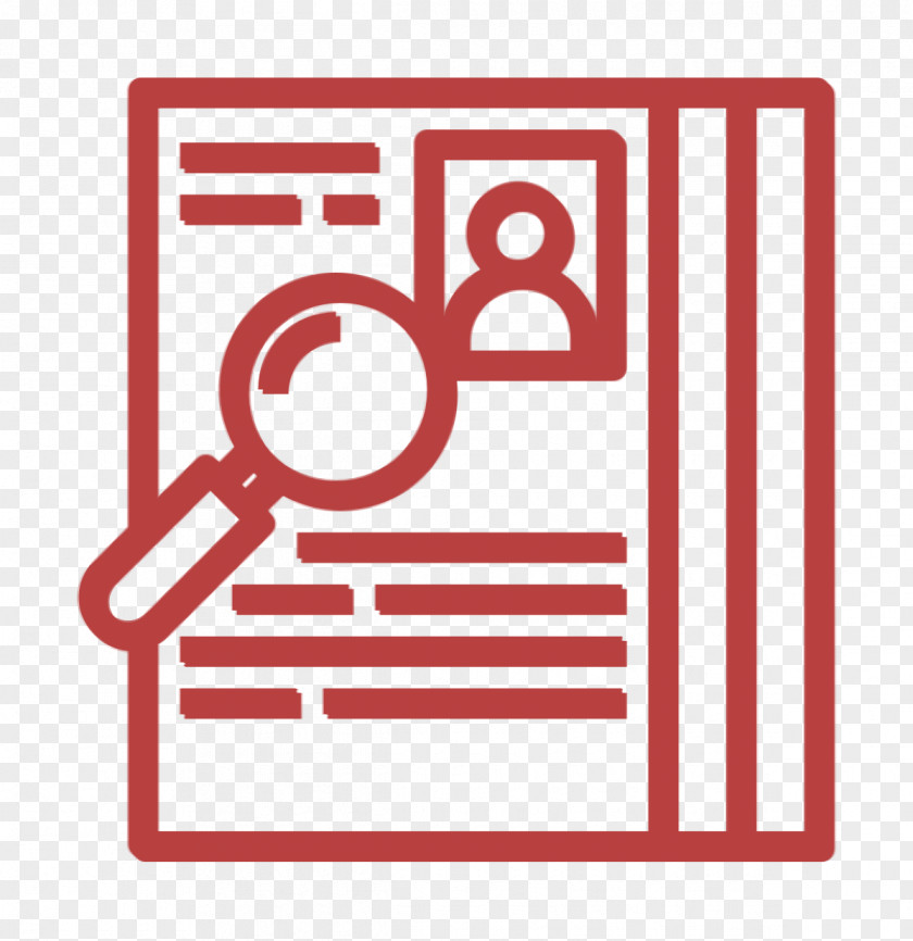 Search Icon Business Human Resources PNG