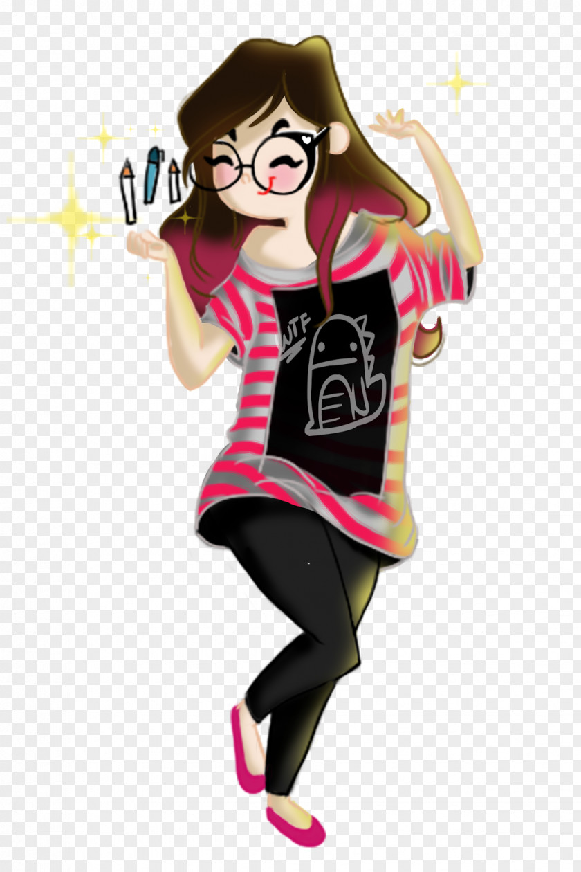 T-shirt Glasses Shoulder Cartoon PNG