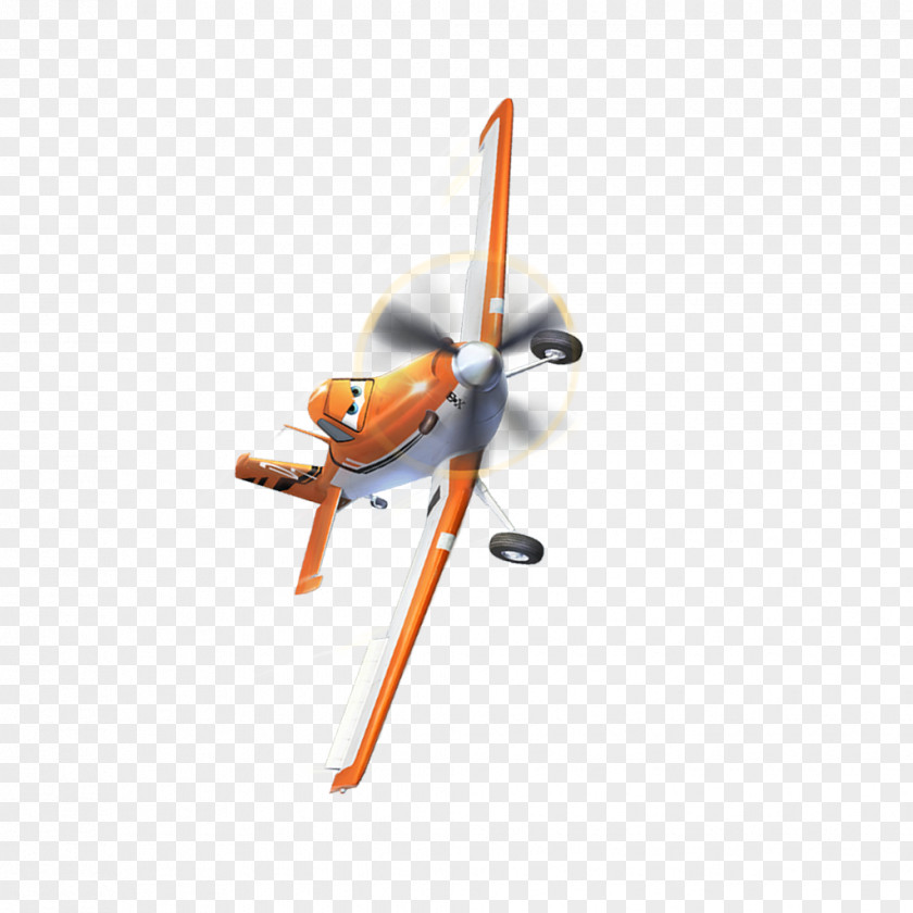 Cartoon Airplane Dusty Crophopper Monoplane Wing Wall Decal PNG
