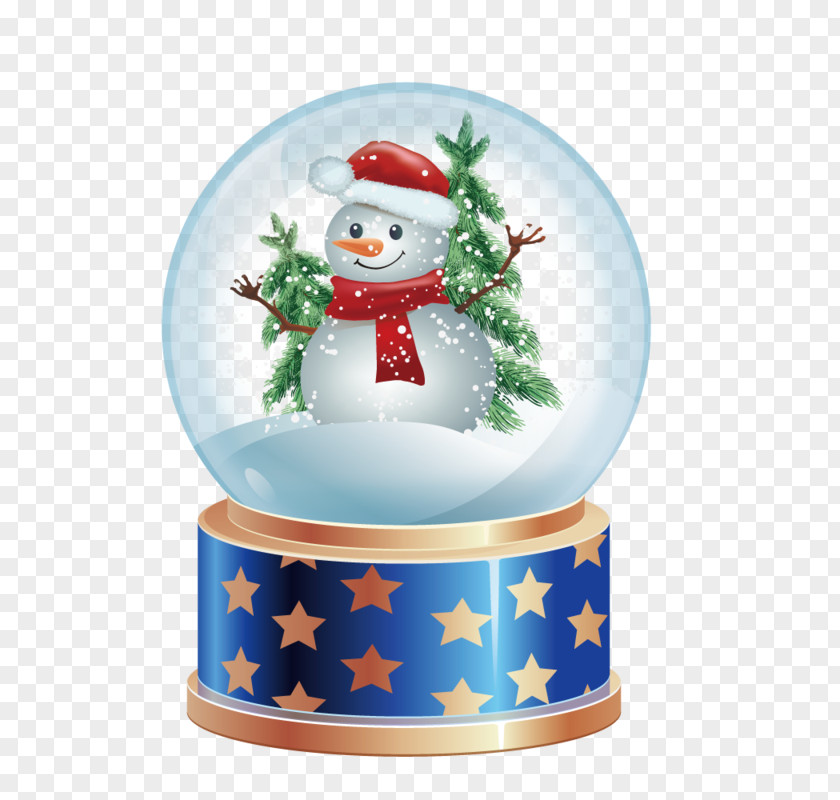 Crystal Ball tree Christmas Day Card Snowman Clip Art Image PNG