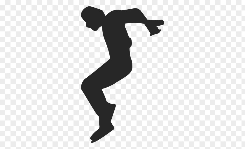 Jumping Silhouette Parkour PNG