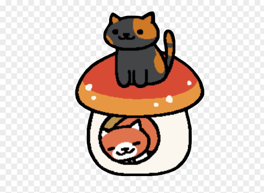Mushroom House Cat Neko Atsume Manma Steemit Clip Art PNG
