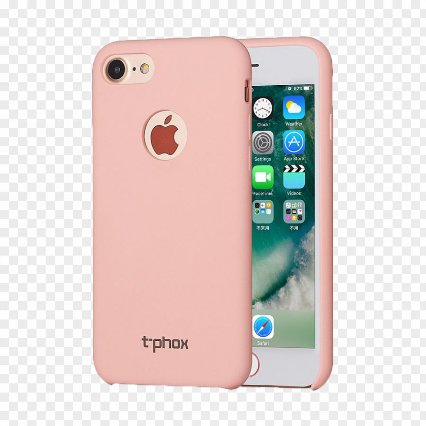 Pink Iphone7 Phone Shell IPhone 7 Plus 8 6 6s PNG