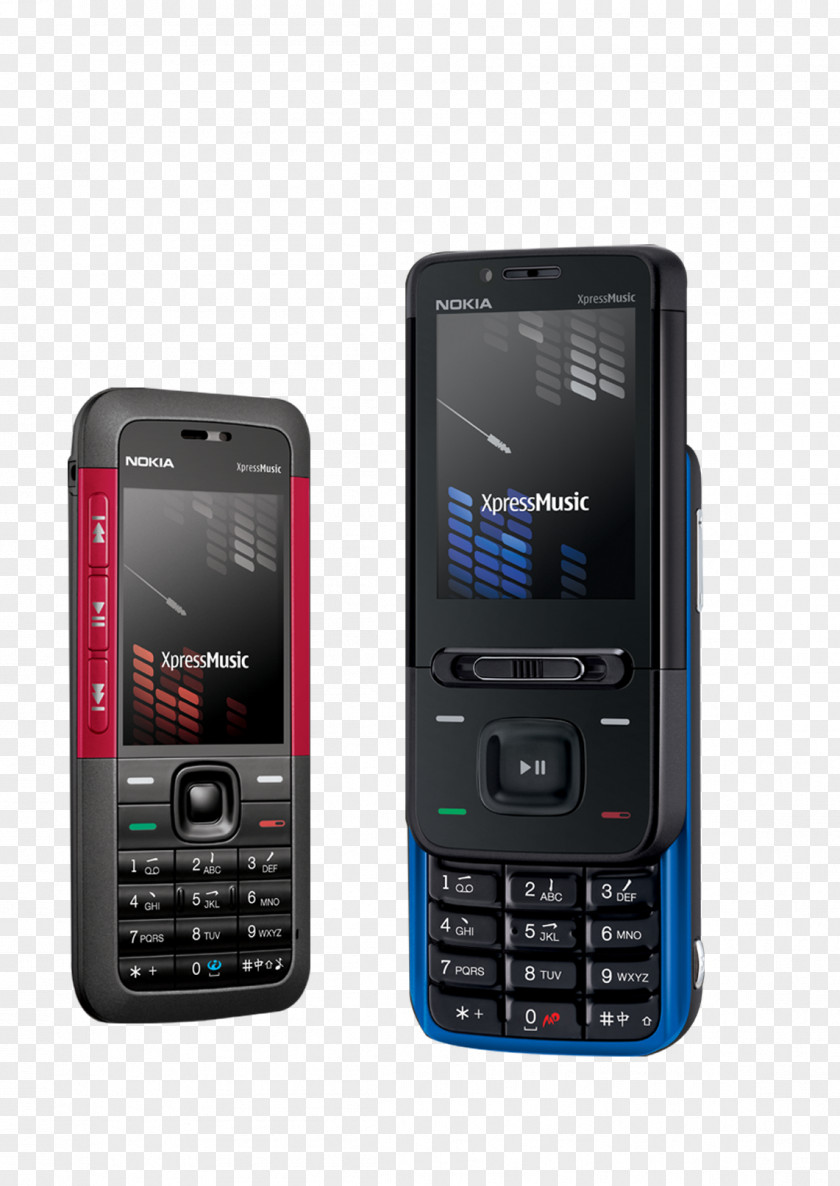 Red And Black Vintage Phone Nokia 5310 5610 XpressMusic N81 5800 N95 PNG