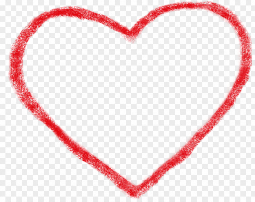 Red Frame Heart Cartoon PNG