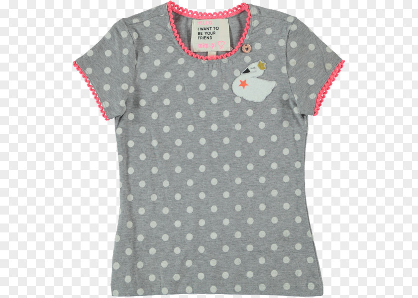 Shirt Mo T-shirt Polka Dot Sleeve Children's Clothing PNG