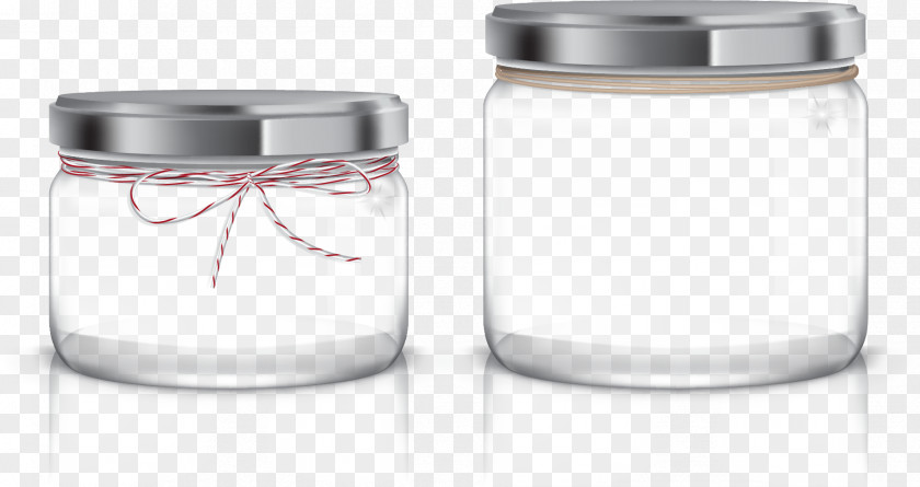 Vector Painted Glass Jar Mason Lid Food Storage Containers PNG