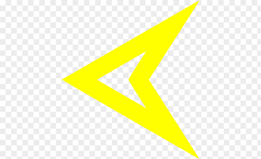 Yellow Arrow Label Triangle Area Logo PNG