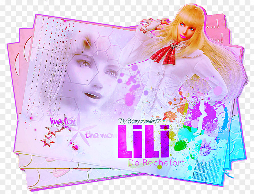 Doll Lili Pink M PNG