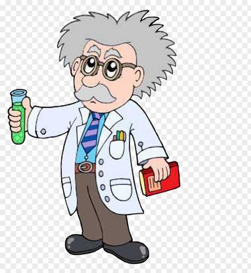 Scientist Cartoon Clip Art PNG