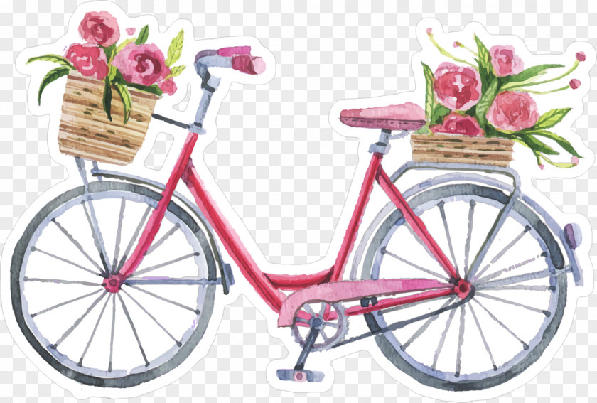 Bicycle Image Photograph Drawing Illustration PNG