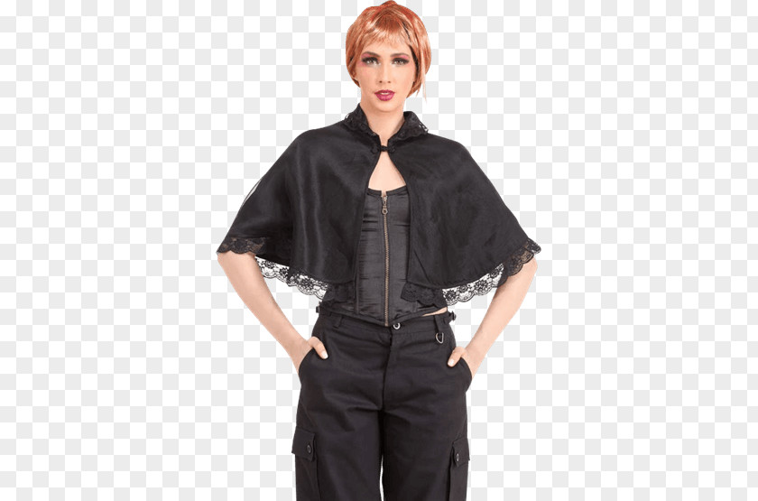 Shoulder Cape Clothing Costume Shrug Sleeve Lace PNG