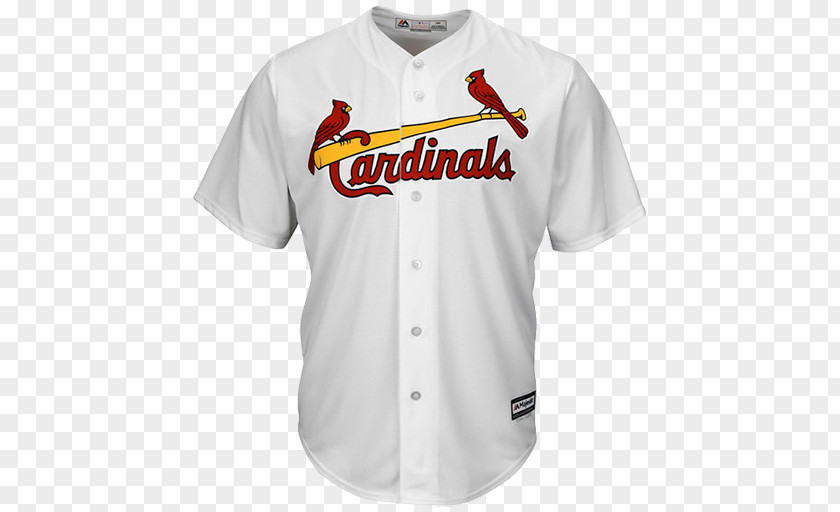 T-shirt St. Louis Cardinals Jersey Majestic Athletic PNG
