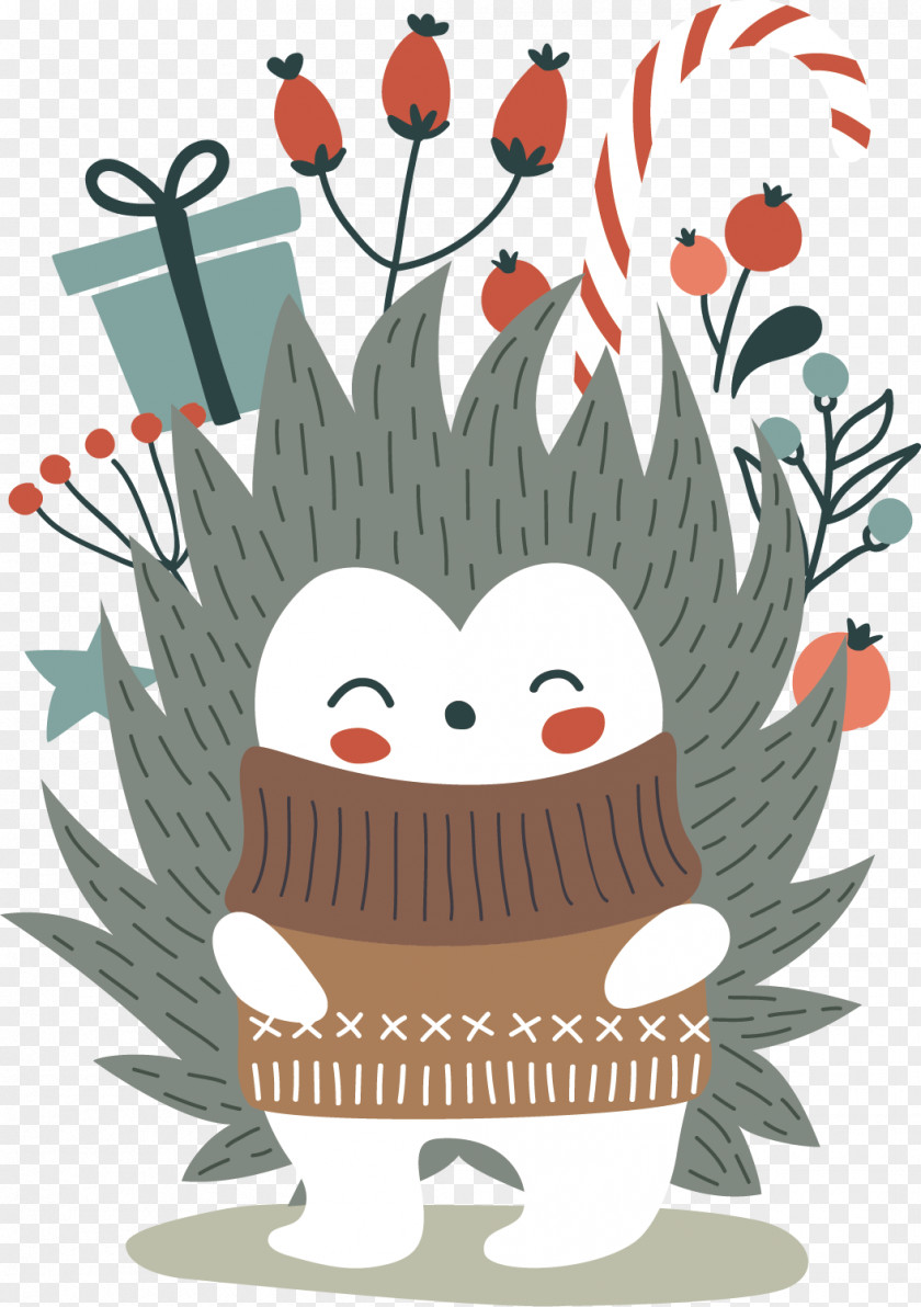 Vector Cute Hedgehog Buffet Euclidean PNG