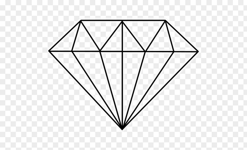 Diamond Geometry Gemstone PNG