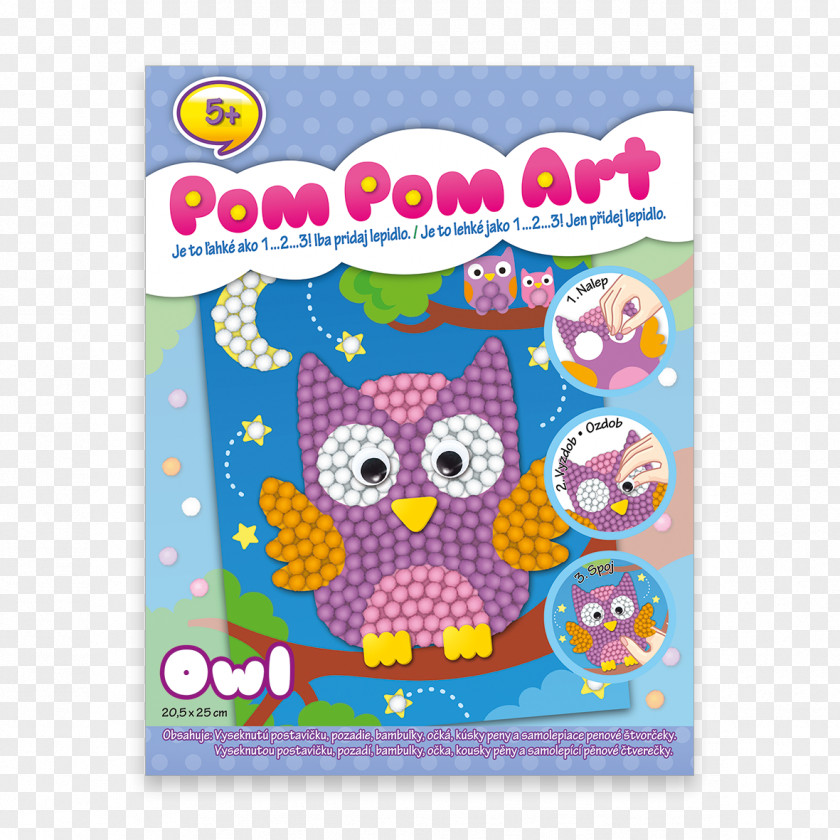 Pom Textile Creativity Pom-pom Toy Adhesive PNG