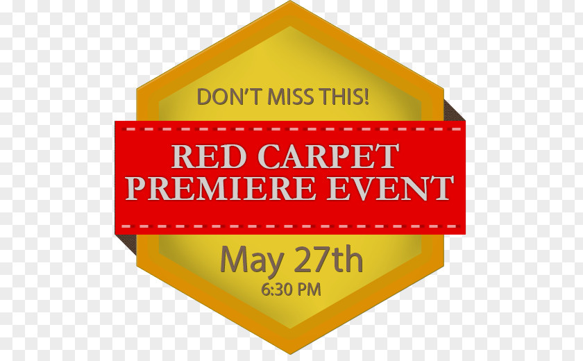 Red Carpet Event Brand Logo Sprained Ankle Font PNG
