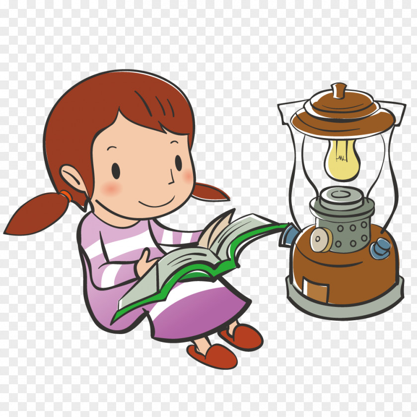 Study Hard In The Oil Lamp Information Presentation Web Browser PNG