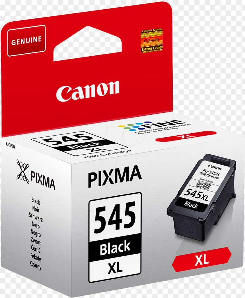 Canon Printer Ink Cartridge Printing PNG