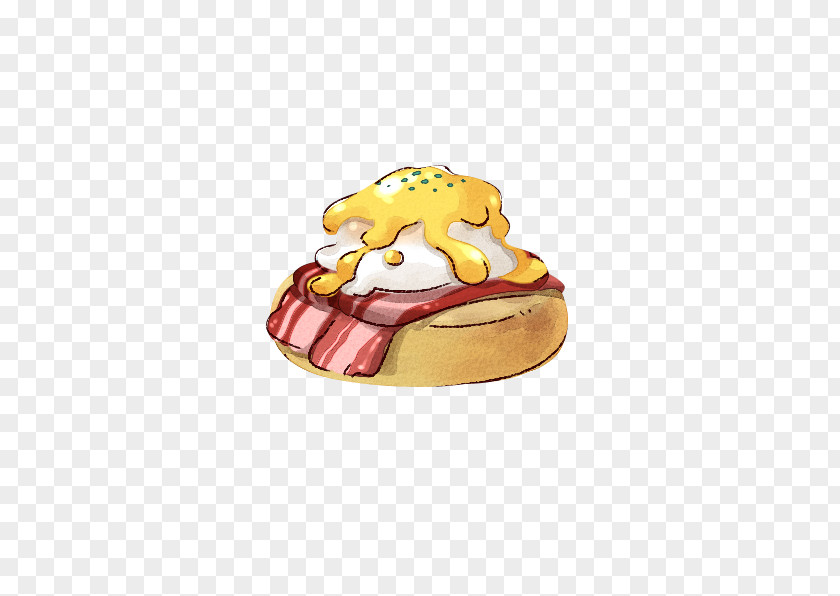 Egg Bacon Package Hamburger Bacon, And Cheese Sandwich Hot Dog Breakfast PNG