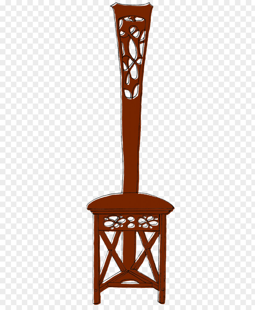 Giraffe Table Chair PNG