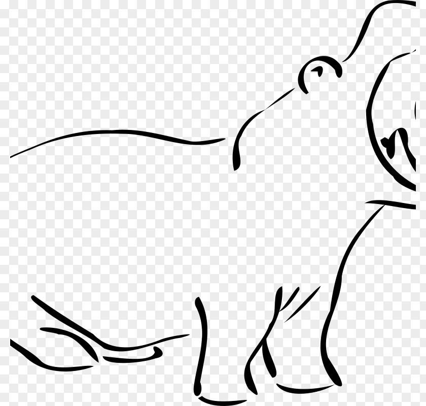 Hippo Hippopotamus Art Clip PNG