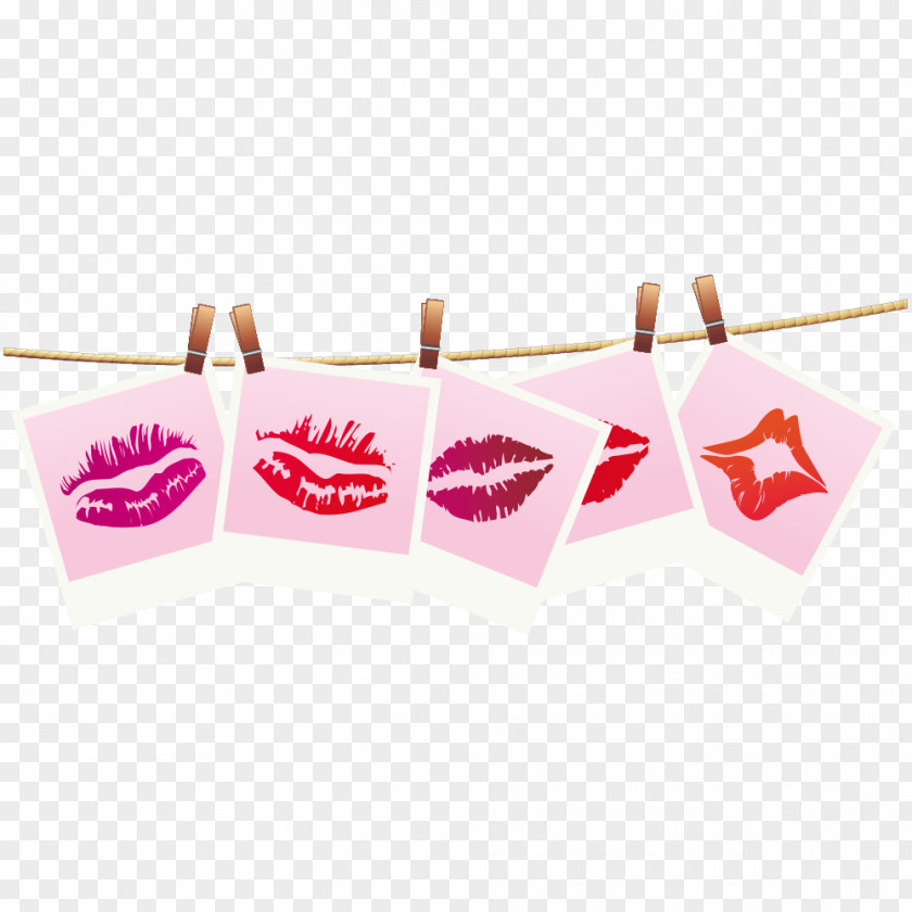 Lipstick International Kissing Day Love Hugs And Kisses Wallpaper PNG