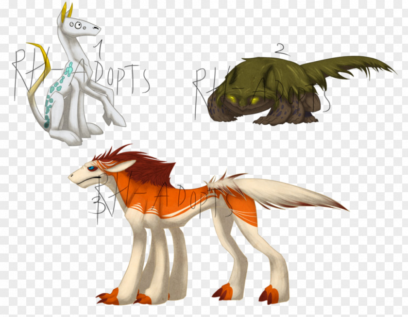 Dog Horse Dragon Feather PNG