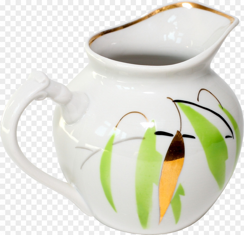 Foliage Kettle Jug Porcelain Gratis PNG