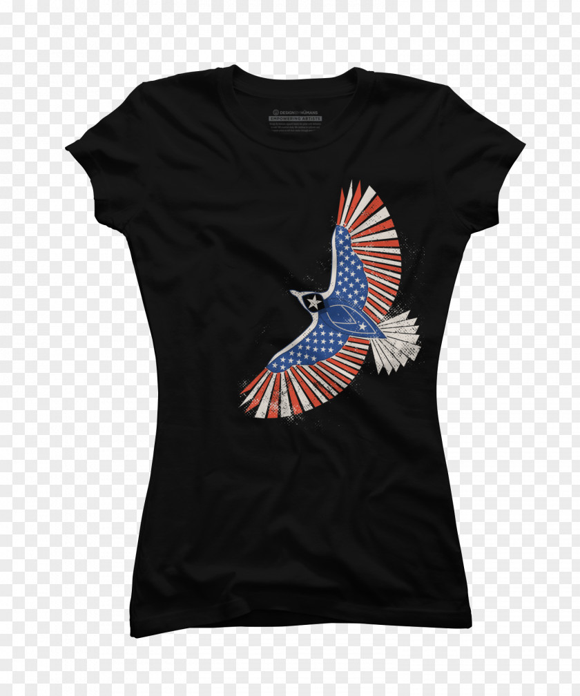 T-shirt European And American Tattoo Eagle Outfitters Sleeve Neck Family PNG