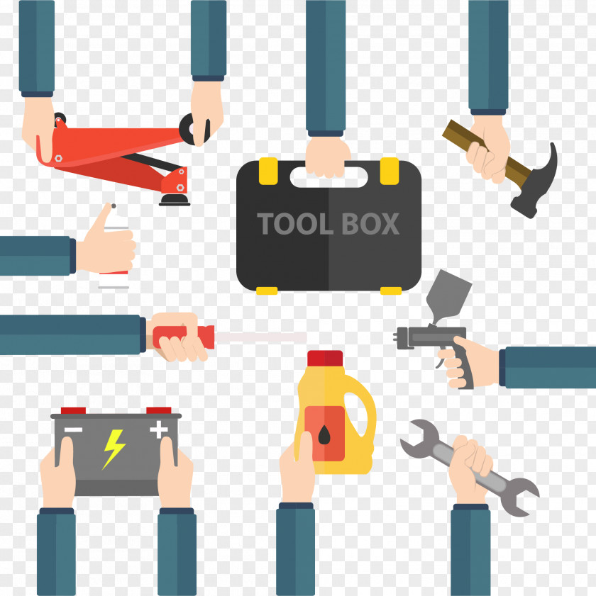 Toolbox Repair Tool Hammer PNG