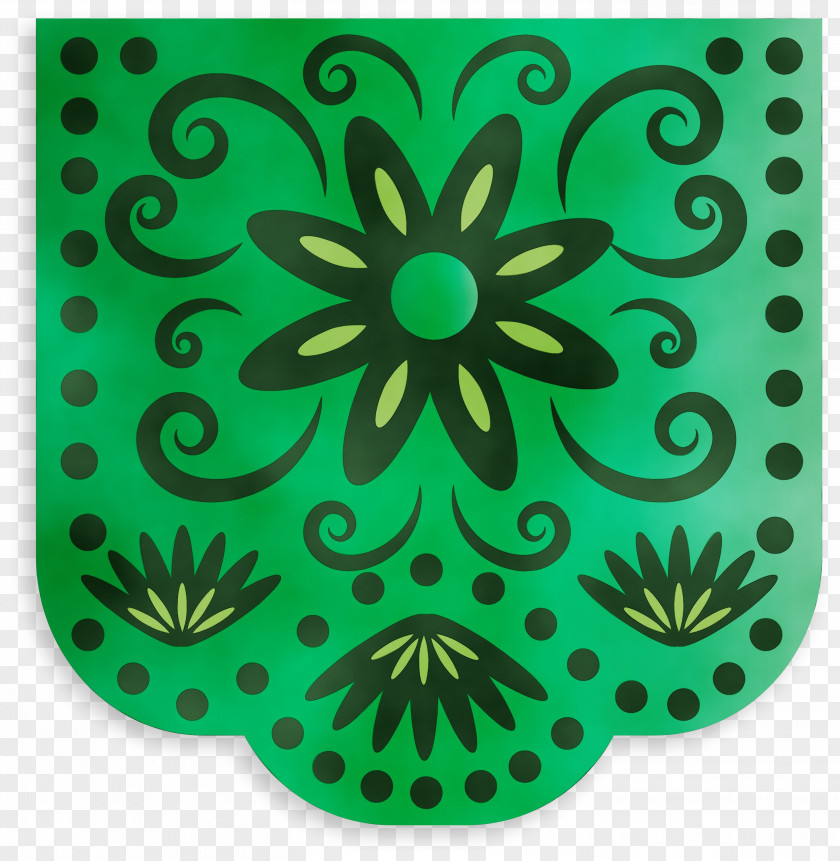 Visual Arts Green Pattern PNG