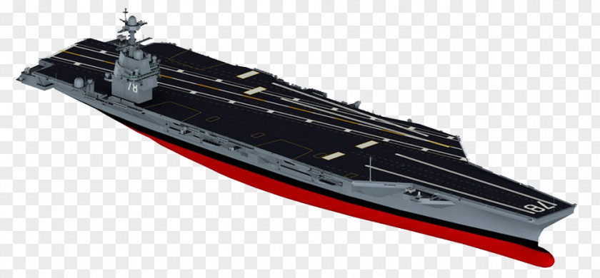 Black Aircraft Carrier Model United States Navy USS Gerald R. Ford Ford-class PNG