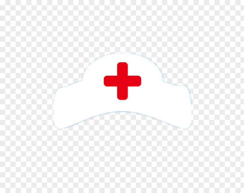 Cartoon White Nurse's Cap Brand Pattern PNG