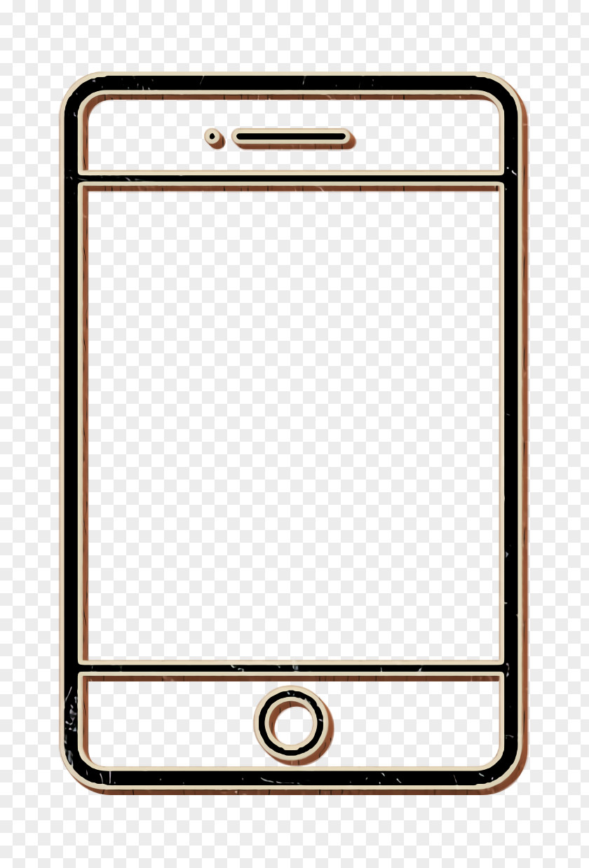 Rectangle Communication Device Phone Icon Technology Detailed Devices PNG