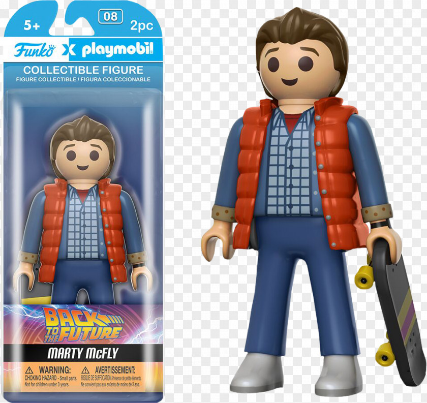 Toy Marty McFly Back To The Future Dr. Emmett Brown Action & Figures Funko PNG