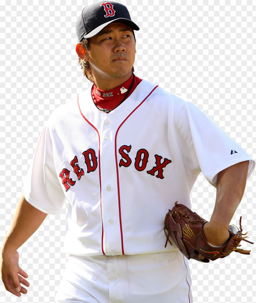 Baseball Daisuke Matsuzaka Pitcher Boston Red Sox Uniform MLB PNG