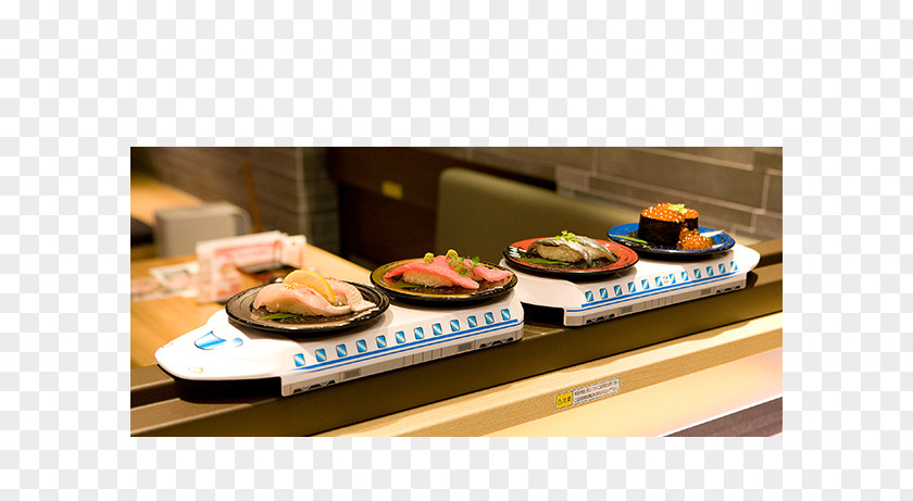 Conveyor Belt Sushi Cuisine Finger Food Meal Dish PNG