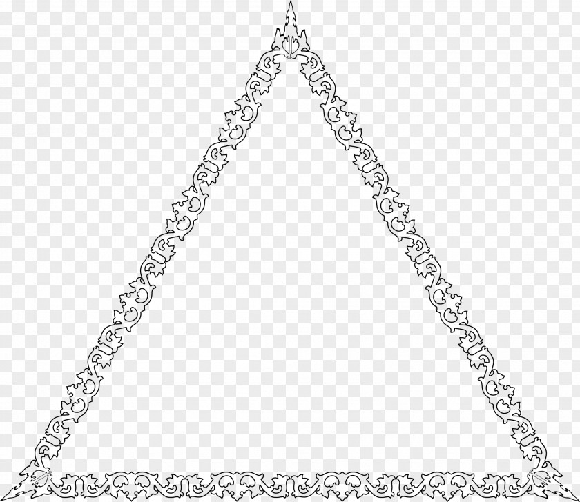 Decorative Triangle Clip Art PNG