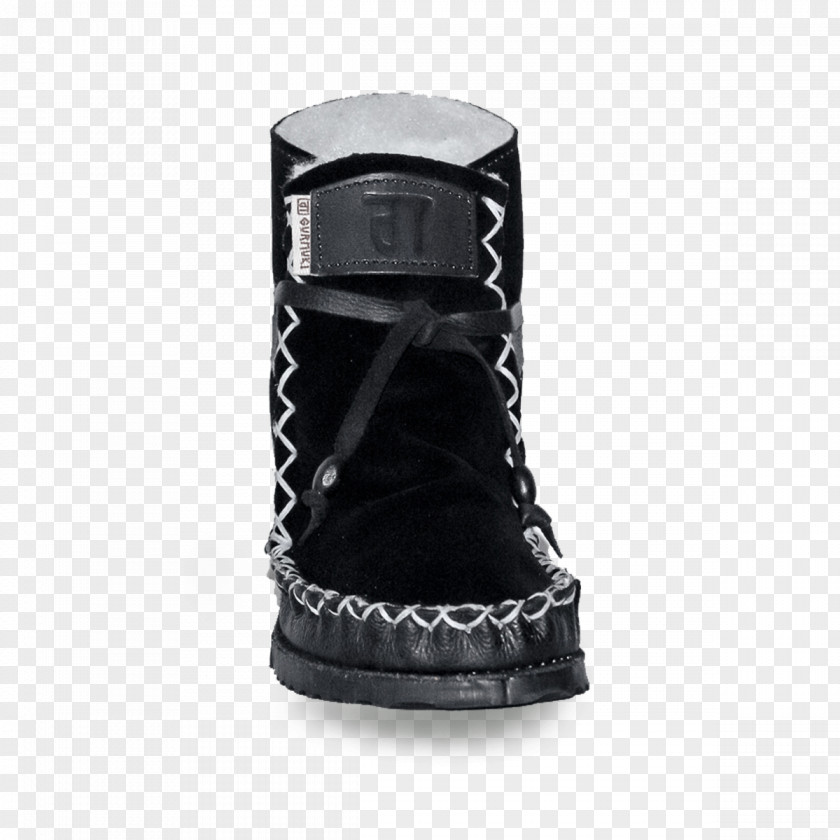 Leather Shoes Snow Boot Shoe Black M PNG