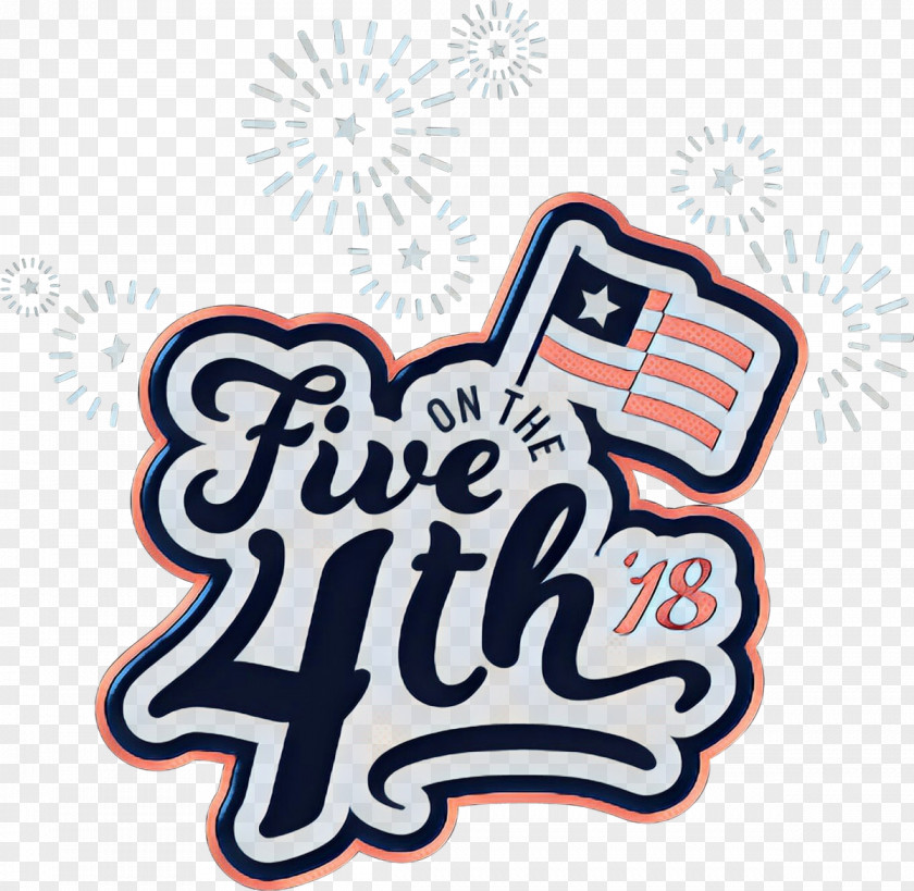 Sticker Text Independence Day PNG