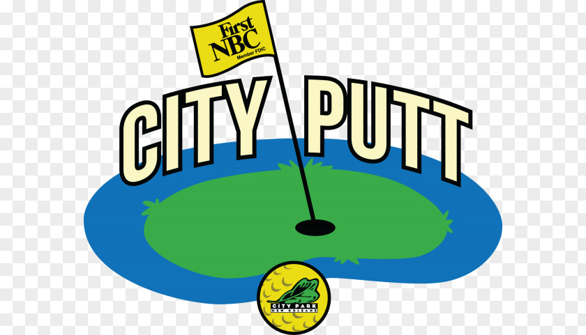 City Park Hearts Gala Logo Putt Miniature Golf Course Brand PNG