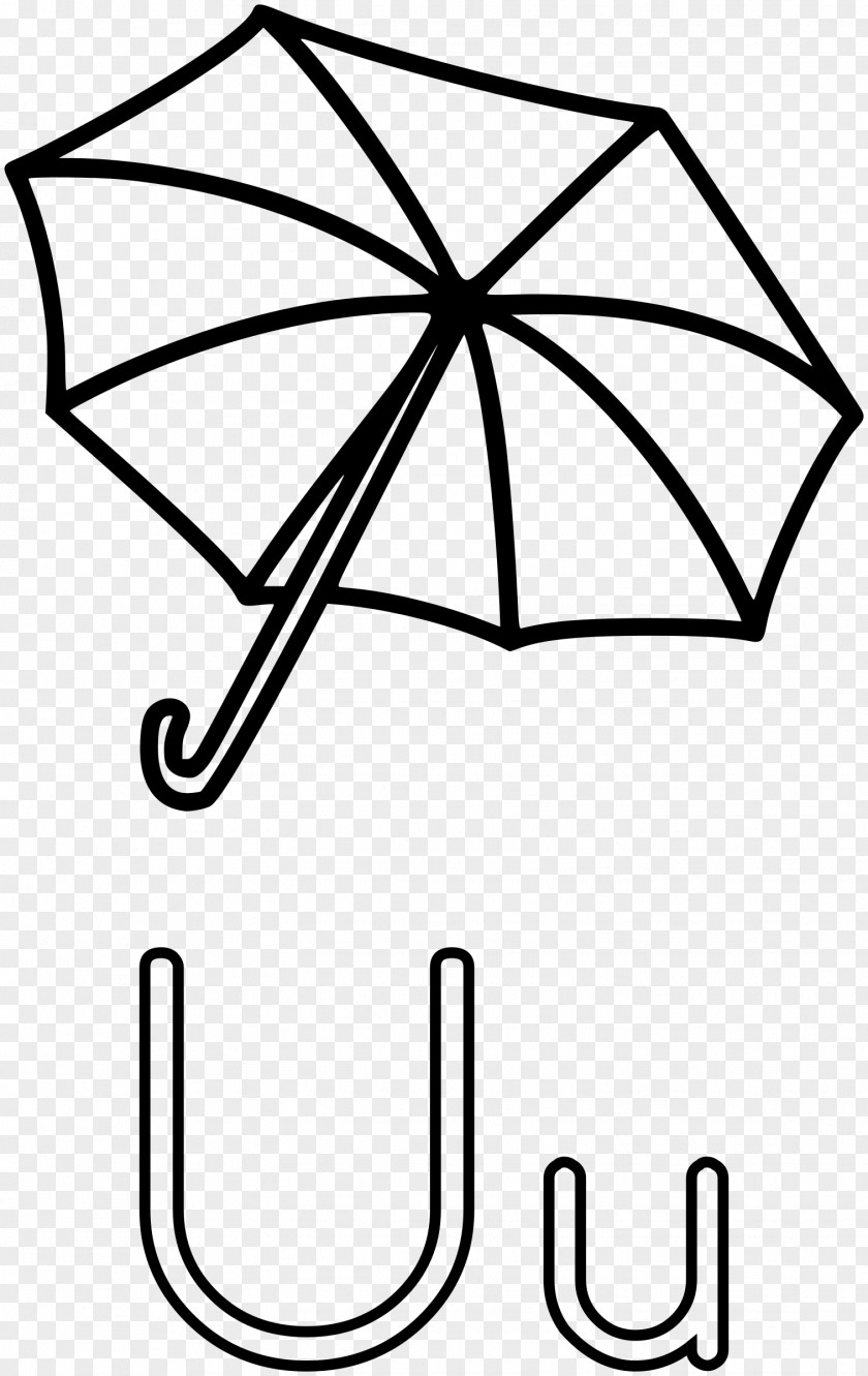 Coloring Book Blackandwhite Line Art Umbrella Black-and-white PNG