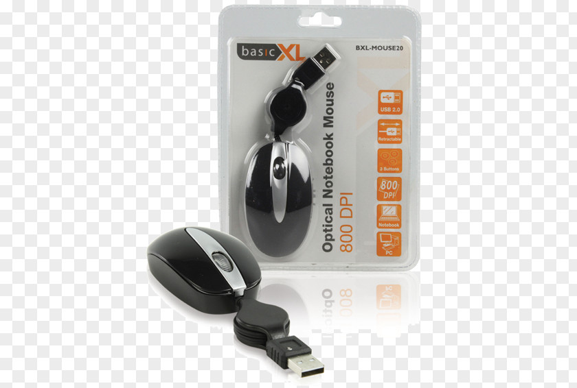 Computer Mouse Nedis BasicXL Notebook Input Devices Optical Port PNG