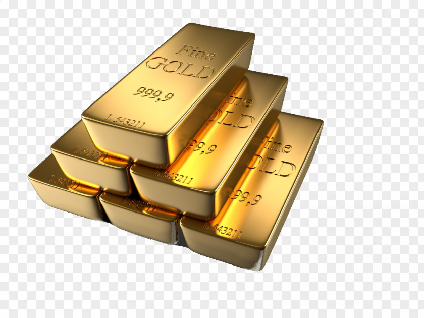 Ingot Gold Bar Bullion As An Investment PNG