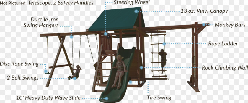 Monkey Bars Swing Outdoor Playset Jungle Gym Playground Slide PNG