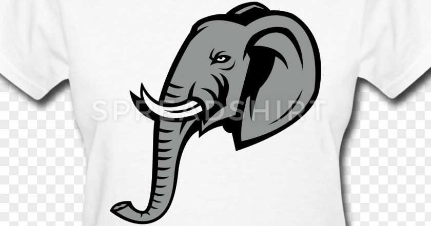 T-shirt Logo Elephants Vector Graphics Clip Art PNG