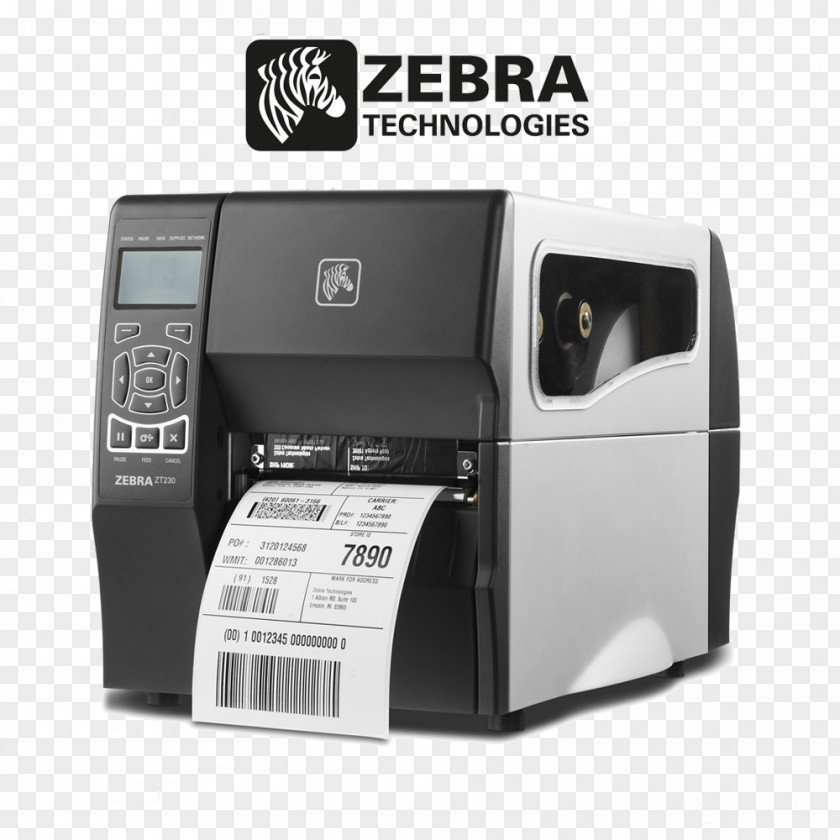 Watercolour Zebra Technologies Label Printer Barcode Thermal-transfer Printing PNG