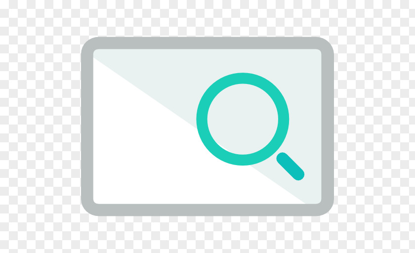 A Blue Magnifying Glass Logo Icon PNG